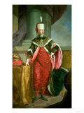 Emperor Francis I (1708-65) Holy Roman Emperor, Wearing Official Robes of the Order of St. Stephan Giclee Print