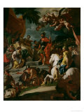 Barak and Deborah Giclée-tryk af Francesco Solimena