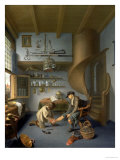 A Barber Surgeon Tending a Peasant's Foot, circa 1650 Giclee Print by Koedyck 