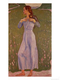 Emotion (Ergriffenheit), 1900 Impressão giclée por Ferdinand Hodler