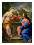 Christ and the Woman from Samaria Giclee Print by Carlo Maratti