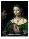 Salome with the Head of John the Baptist, circa 1525-30 Giclée-Druck von Bernardino Luini