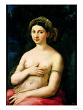 La Fornarina, circa 1516 Giclee Print by Raphael 