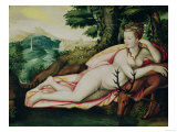 Diane De Poitiers (1499-1566) as Diana the Huntress Giclee Print