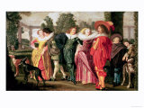 A Promenade in the Garden, circa 1623 Giclee Print by Dirck Hals