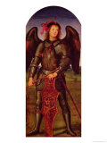 The Virgin and Child with Ss. Raphael and Michael: Left Hand Panel of St. Michael, circa 1499 Giclee Print by Pietro Perugino