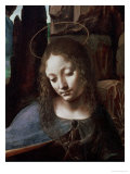 The Virgin of the Rocks (The Virgin with the Infant Saint John Adoring the Infant Christ ) reproduction procédé giclée par Leonardo da Vinci 