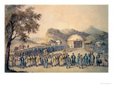 The Approach of the Emperor of China to His Tent in Tartary to Receive the British Ambassador reproduction procédé giclée par William Alexander