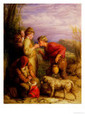Giving a Bite Giclee Print by William Mulready