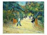 Entrance to the Public Gardens in Arles, c.1888 reproduction procédé giclée par Vincent van Gogh