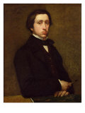 Self portrait, 1855  Lámina giclée por Edgar Degas