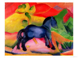 Little Blue Horse, 1912 Giclee Print by Franz Marc