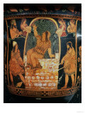 Paestan Redfigured Bell-Krater Detail of Alkmene on the Pyre, Signed by Python, c. 330 BC Giclee Print