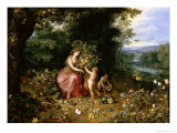 Allegory of Abundance Giclee Print by Jan Brueghel the Younger