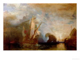 Ulysses Deriding Polyphemus, 1829 Giclée-tryk af William Turner