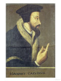 Portrait of John Calvin (1509-64) French Theologian and Reformer Giclee Print