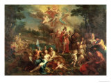 The Vision of Aeneas in the Elysian Fields Giclée-tryk af Sebastiano Conca The Vision of Aeneas in the Elysian Fields Giclée-tryk af Sebastiano Conca