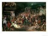Gringoire in the Court of Miracles, Illustration from Chapter VI of "The Hunchback of Notre Dame" Giclee Print by Celestin Francois Nanteuil