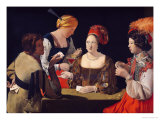 The Cheat with the Ace of Diamonds, circa 1635-40 reproduction procédé giclée par Georges de La Tour