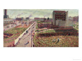 Workshops at Porta Romana, 1908 reproduction procédé giclée par Umberto Boccioni