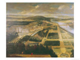 View of the Chateau and Gardens of St. Cloud, Lámina giclée por Etienne Allegrain View of the Chateau and Gardens of St. Cloud, Lámina giclée por Etienne Allegrain