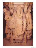 Moses, Detail from the Hexagonal Pedestal of the Well of Moses, 1395-1404 reproduction procédé giclée par Claus Sluter
