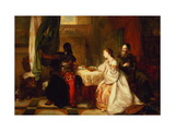 Othello Relating His Adventures to Desdemona, 1869 Giclee Print by Robert Alexander Hillingford