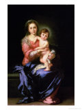 Madonna and Child, after 1638 Giclée-Druck von Bartolome Esteban Murillo