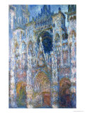 Rouen Cathedral, Blue Harmony, Morning Sunlight, 1894 Reproduction procédé giclée par Claude Monet