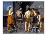 The Forge of Vulcan, 1630 Giclee Print by Diego Velázquez