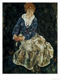 The Artist's Wife Seated, circa 1912 Giclee-vedos tekijänä Egon Schiele The Artist's Wife Seated, circa 1912 Giclee-vedos tekijänä Egon Schiele