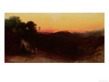 Meeting of Jacob and Esau Giclee Print by John Martin