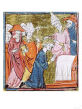 The Coronation of Emperor Charlemagne (742-814) by Pope Leo III (circa 750-816) at St. Peters Giclee Print