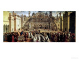 St. Mark Preaching in Alexandria, Egypt, 1504-07 Lámina giclée por Gentile Bellini St. Mark Preaching in Alexandria, Egypt, 1504-07 Lámina giclée por Gentile Bellini