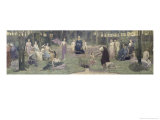 The Sacred Wood, allegorical mural in the Grand Amphitheatre, central detail of the Sorbonne Lámina giclée por Pierre Puvis de Chavannes The Sacred Wood, allegorical mural in the Grand Amphitheatre, central detail of the Sorbonne Lámina giclée por Pierre Puvis de Chavannes