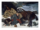 Scene from the Retreat from Russia, 1835 Giclee Print by Joseph Fernand Boissard de Boisdenier Scene from the Retreat from Russia, 1835 Giclee Print by Joseph Fernand Boissard de Boisdenier