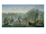 Naval Battle with the Spanish Fleet Giclee Print by Pierre Puget Naval Battle with the Spanish Fleet Giclee Print by Pierre Puget