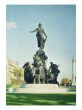 The Triumph of the Republic, 1879-99 (bronze) Lámina giclée por Aime Jules Dalou