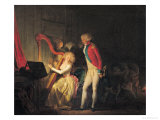 The Improvised Concert, or the Price of Harmony, 1790 reproduction procédé giclée par Louis Leopold Boilly