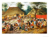 Wedding Feast Giclee Print by Pieter Brueghel the Younger