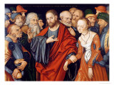 Christ and the Woman Taken in Adultery Giclee Print by Lucas Cranach the Elder Christ and the Woman Taken in Adultery Giclee Print by Lucas Cranach the Elder