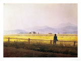 View of Schmiedebergerkamm, circa 1837 reproduction procédé giclée par Caspar David Friedrich