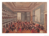 Concert Given by the Girls of the Hospital Music Societies in the Procuratie, Venice Giclee-trykk av Gabriele Bella Concert Given by the Girls of the Hospital Music Societies in the Procuratie, Venice Giclee-trykk av Gabriele Bella