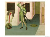 The Beheading of St. John the Baptist reproduction procédé giclée par Sano di Pietro 