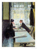 Lovers in a Cafe Reproduction procédé giclée par Gotthardt Johann Kuehl