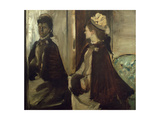 Madame Jeantaud in the Mirror, circa 1875 Giclee Print by Edgar Degas