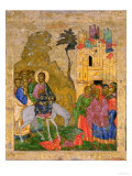 The Entry into Jerusalem, Russian Icon from the Iconostasis in the Cathedral of St. Sophia Giclee Print