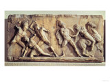 The Battle of the Greeks and the Amazons, from the Mausoleum of Halicarnassus, circa 350 BC Giclee Print