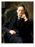 Portrait of Anton Pavlovich Chekhov, 1898 Giclee Print by Osip Emmanuilovich Braz Portrait of Anton Pavlovich Chekhov, 1898 Giclee Print by Osip Emmanuilovich Braz