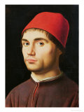 Portrait of a Man, circa 1475 Giclee Print by Antonello da Messina 